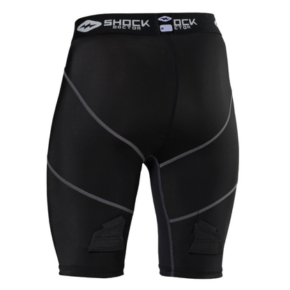 Mites - COMPRESSION HOCKEY SHORT WITH BIOFLEX CUP - Adult/Boy's