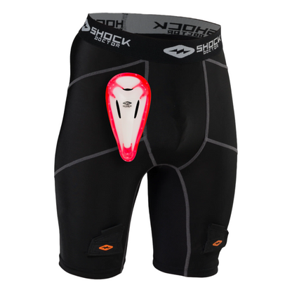 Mites - COMPRESSION HOCKEY SHORT WITH BIOFLEX CUP - Adult/Boy's