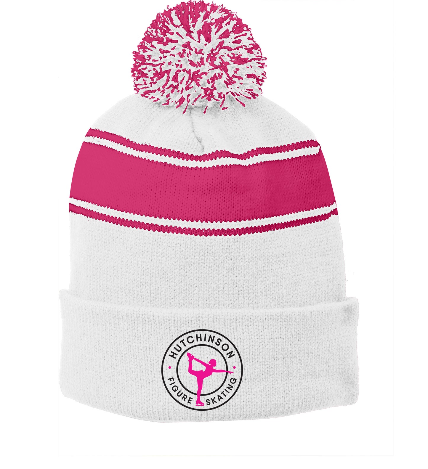 HFSA - Stripe Pom Pom Beanie - OSFM