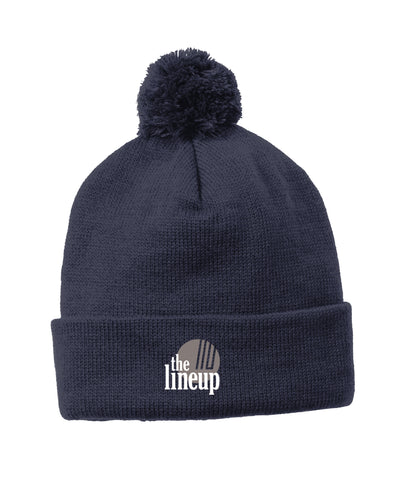 The Lineup - Solid Pom Pom Beanie (STC37)  OSFM