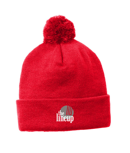 The Lineup - Solid Pom Pom Beanie (STC37)  OSFM