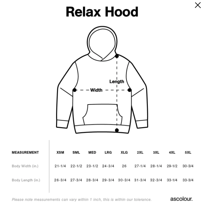HSBL - Printed Hooded Sweatshirt - Adult
