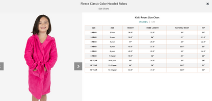 HFSA - Embroidered Cozy Robe - Girl's