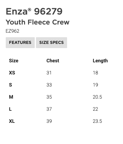 HFSA - Crewneck - Women's/Youth