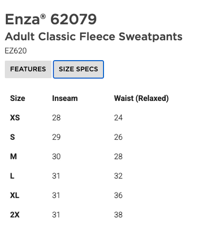 HFSA - Fleece Sweatpants - Adult/Youth