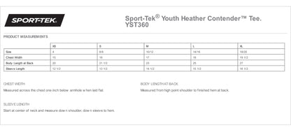 HHA - Printed Performance Tee -Adult/Youth (Limited Availability)