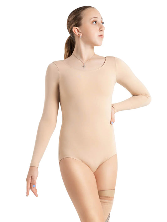 HFSA - Nude Long Sleeve Leotard - Adult/Child