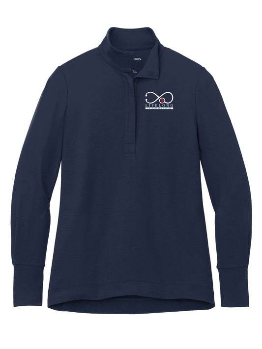 Lifelong - Navy Fairway Stretch 1/4-Zip (LK829) - Men's/Women's