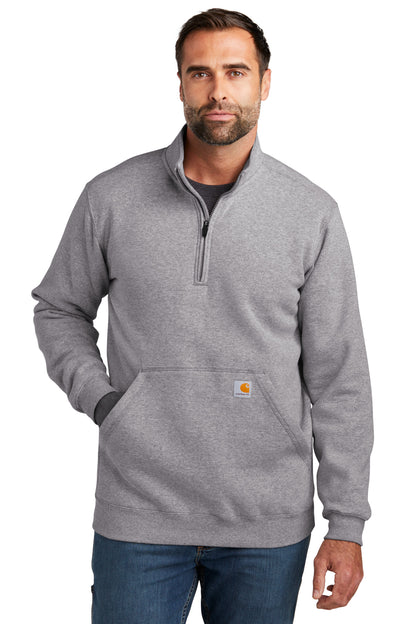 Midweight 1/4-Zip Mock Neck Sweatshirt