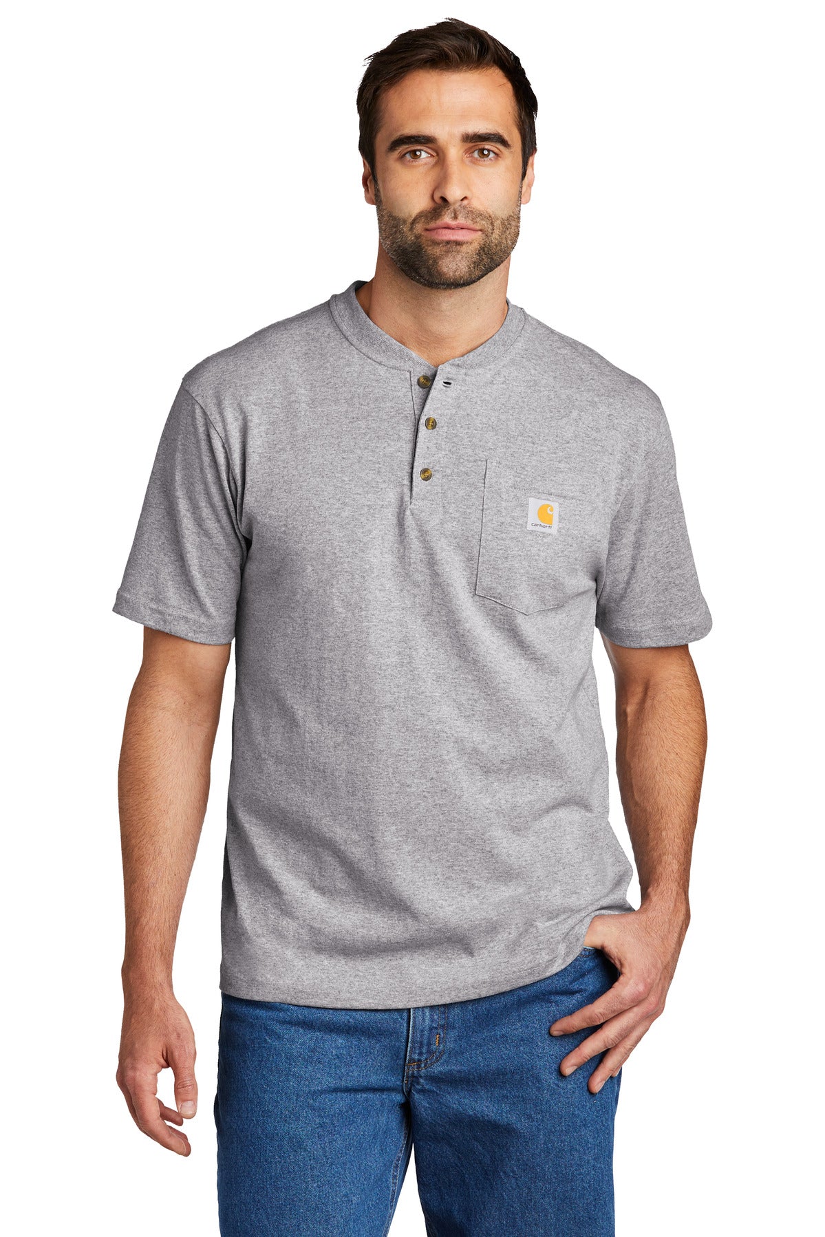 Short Sleeve Henley T-Shirt