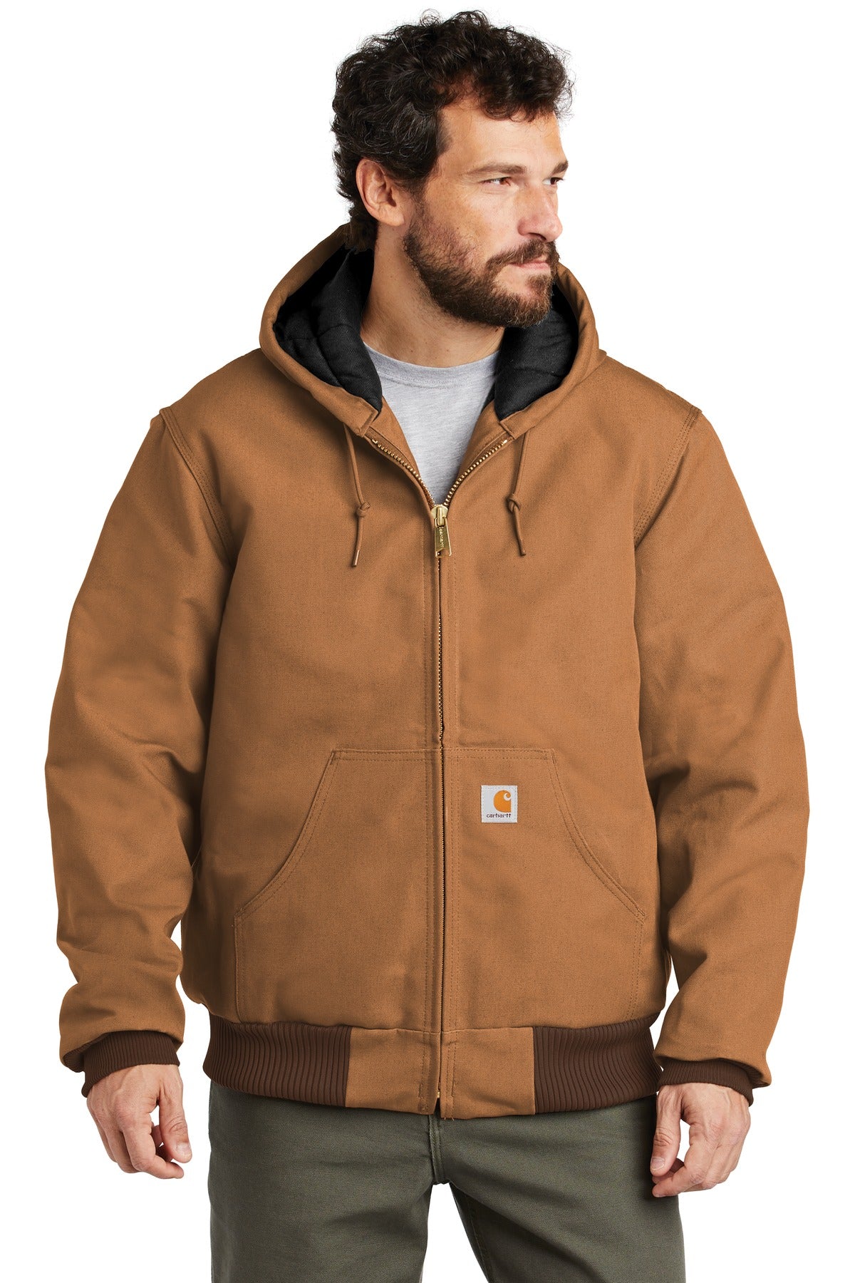Quilted-Flannel-Lined Duck Active Jac