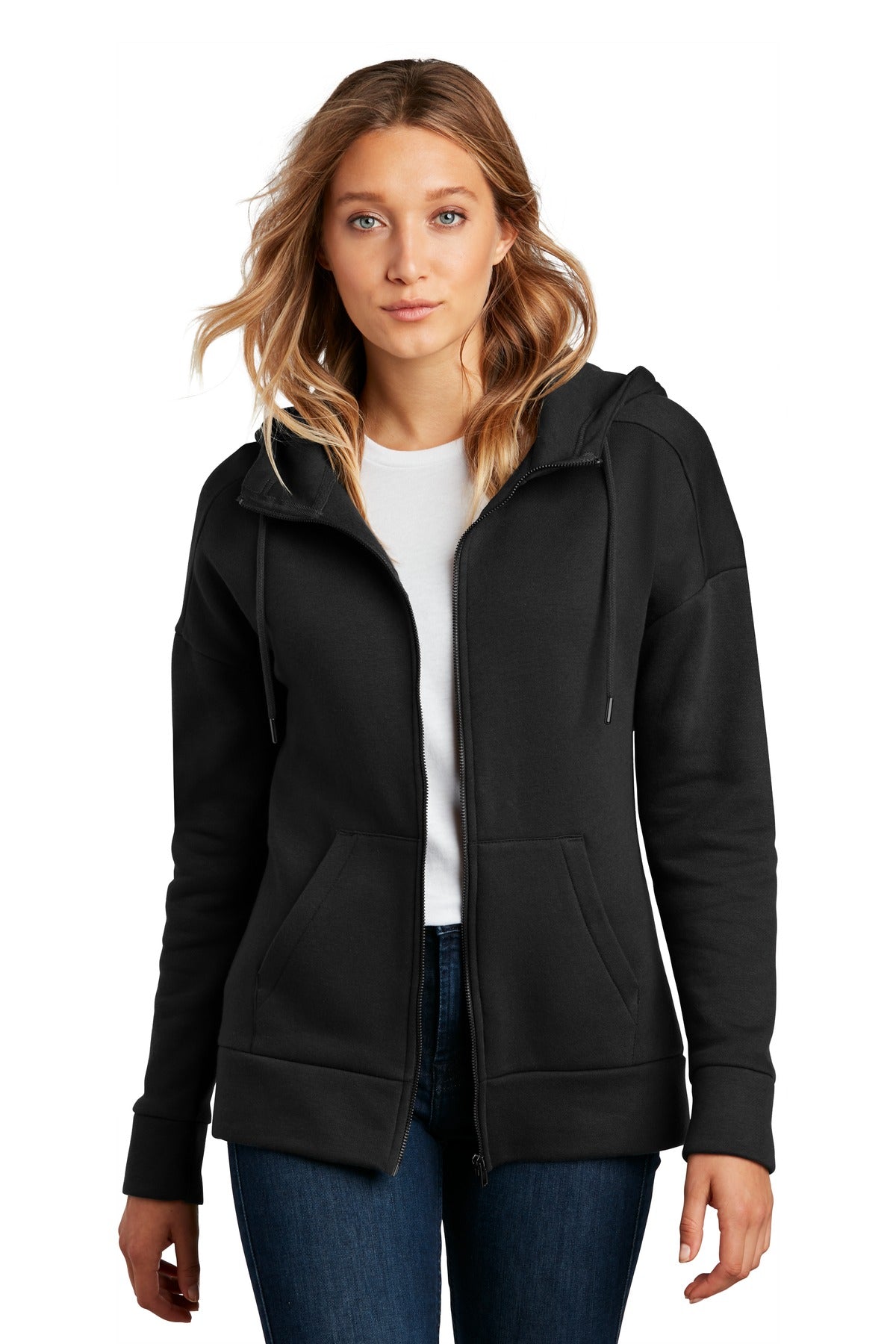 Women's Perfect Weight ® Fleece Drop Shoulder Full-Zip Hoodie