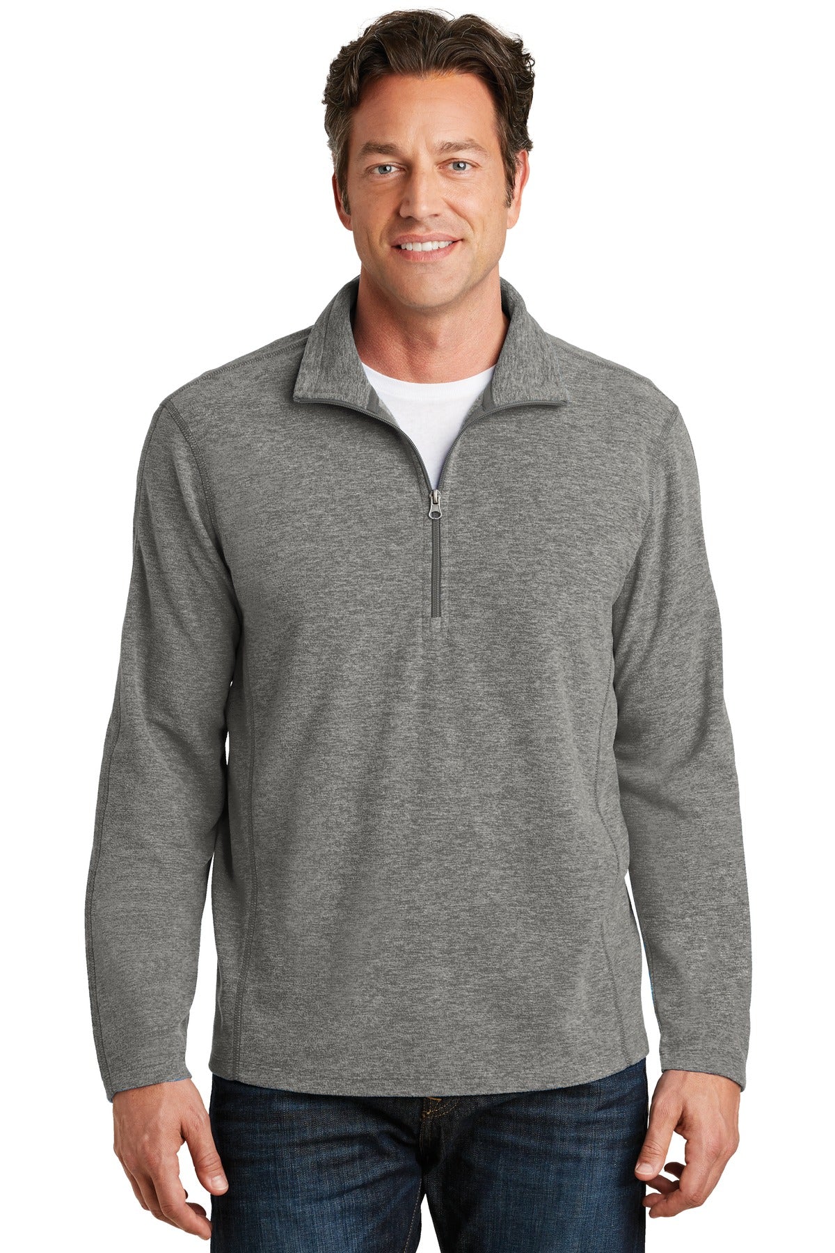 Heather Microfleece 1/2-Zip Pullover