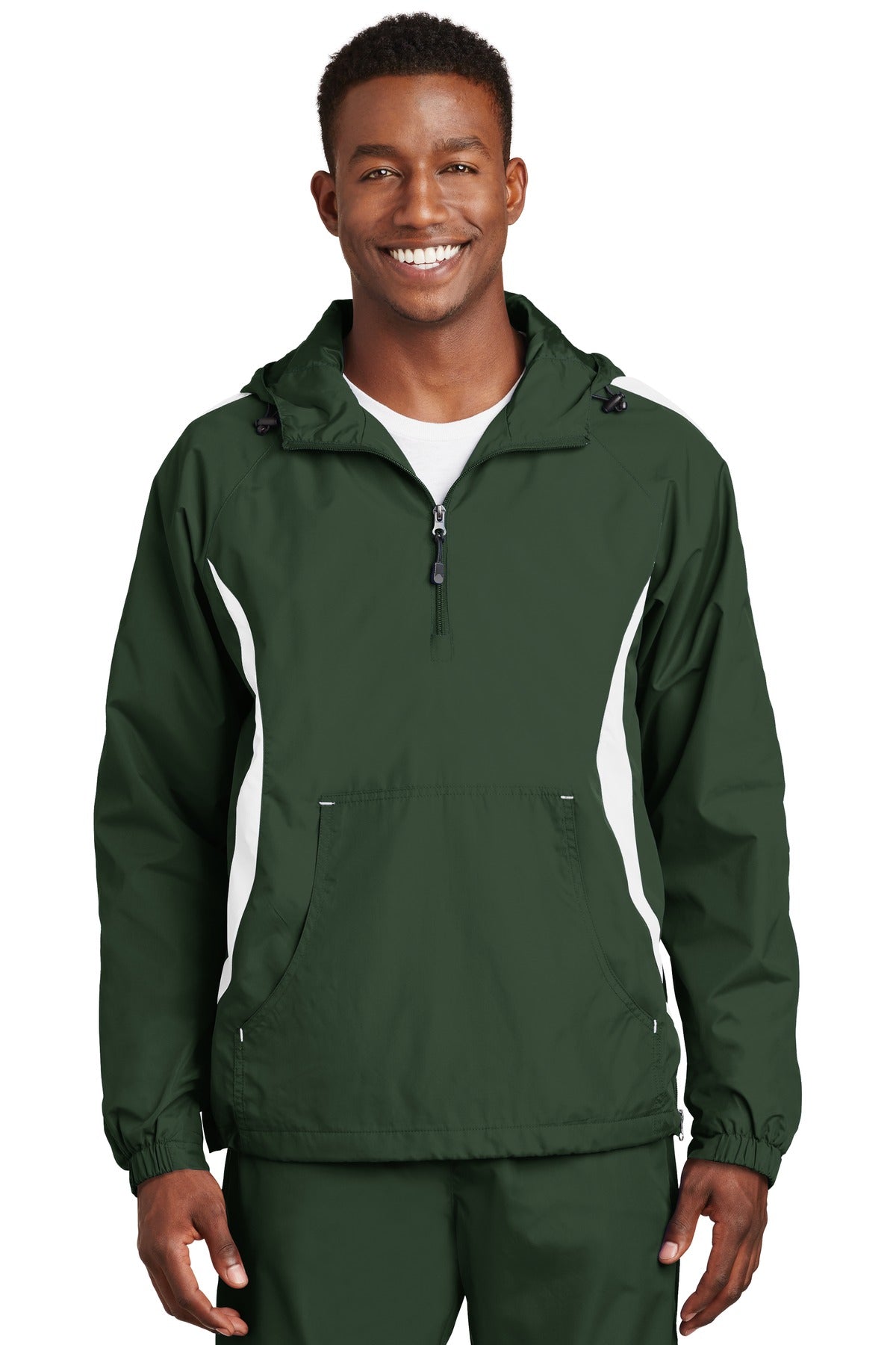Colorblock Raglan Anorak