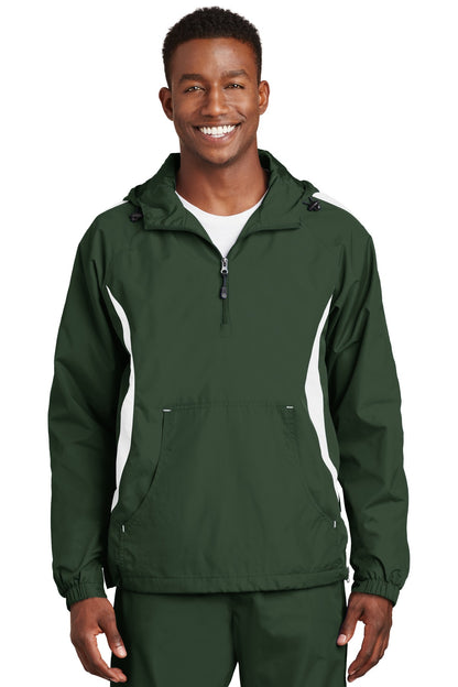 Colorblock Raglan Anorak