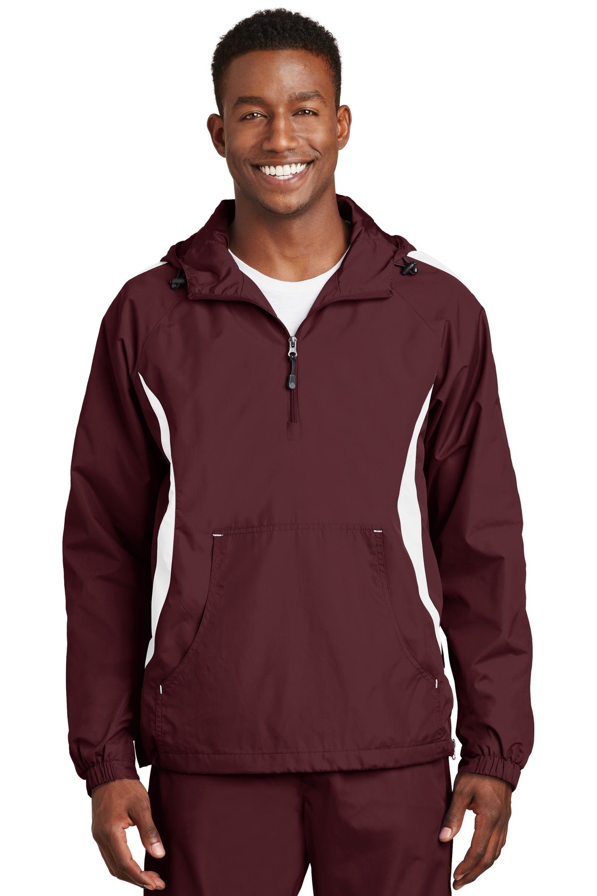 Colorblock Raglan Anorak
