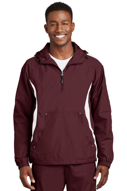 Colorblock Raglan Anorak