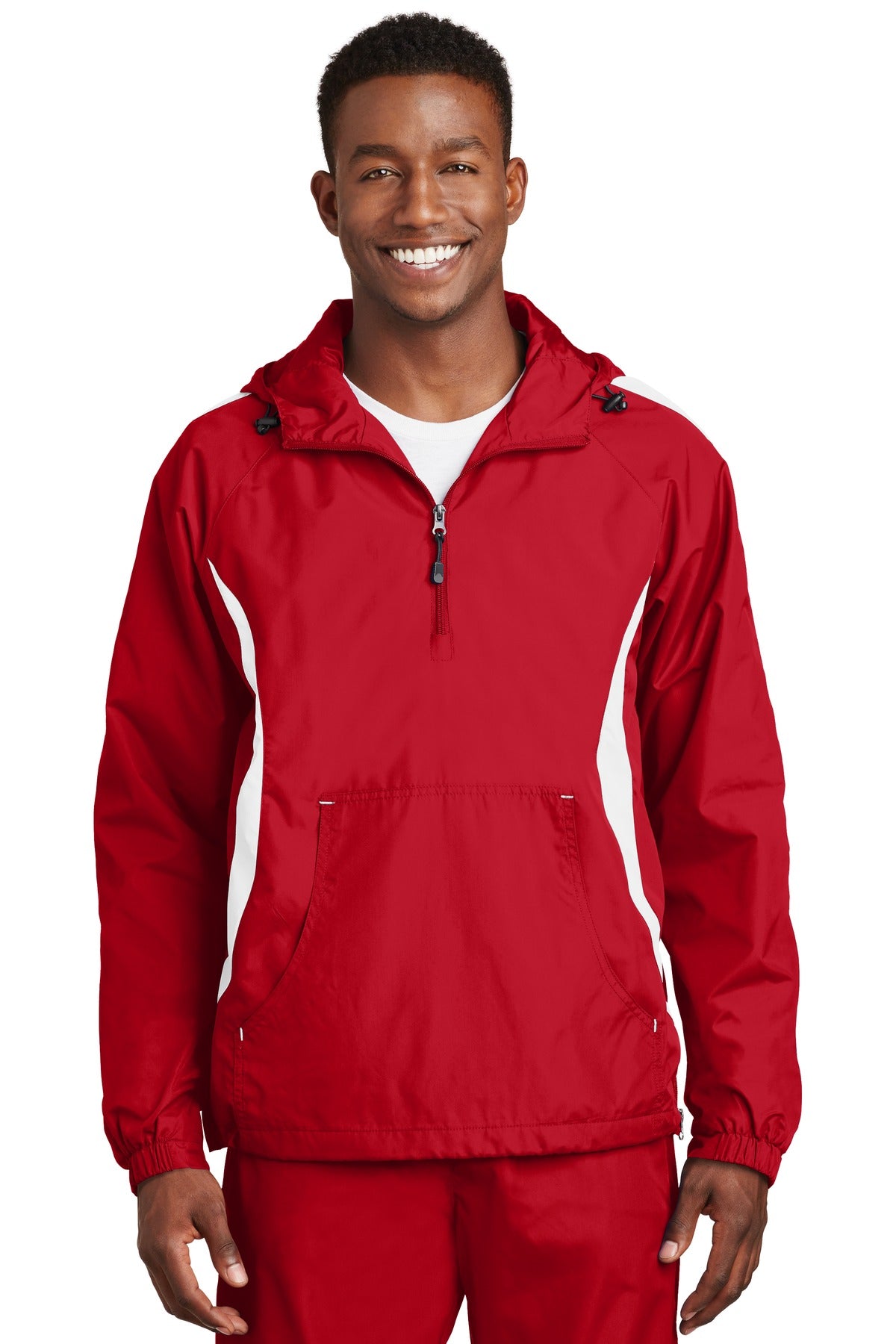 Colorblock Raglan Anorak