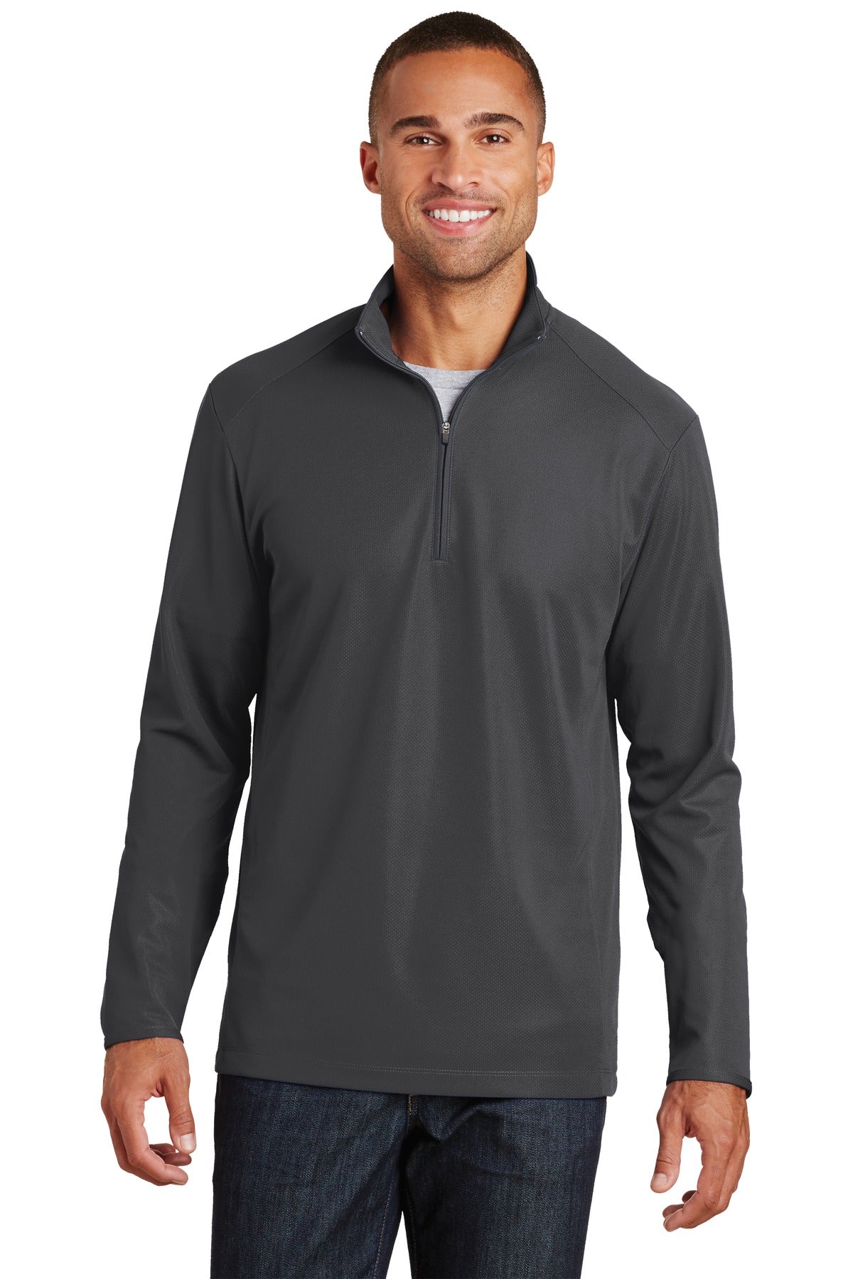 Pinpoint Mesh 1/2-Zip