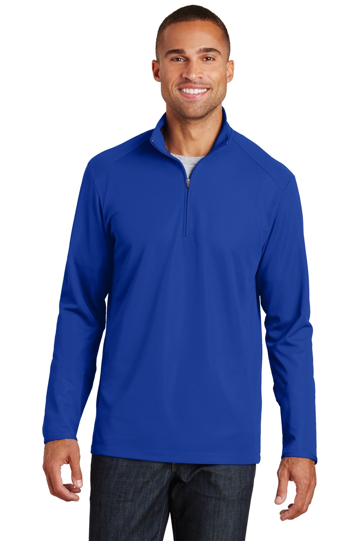 Pinpoint Mesh 1/2-Zip