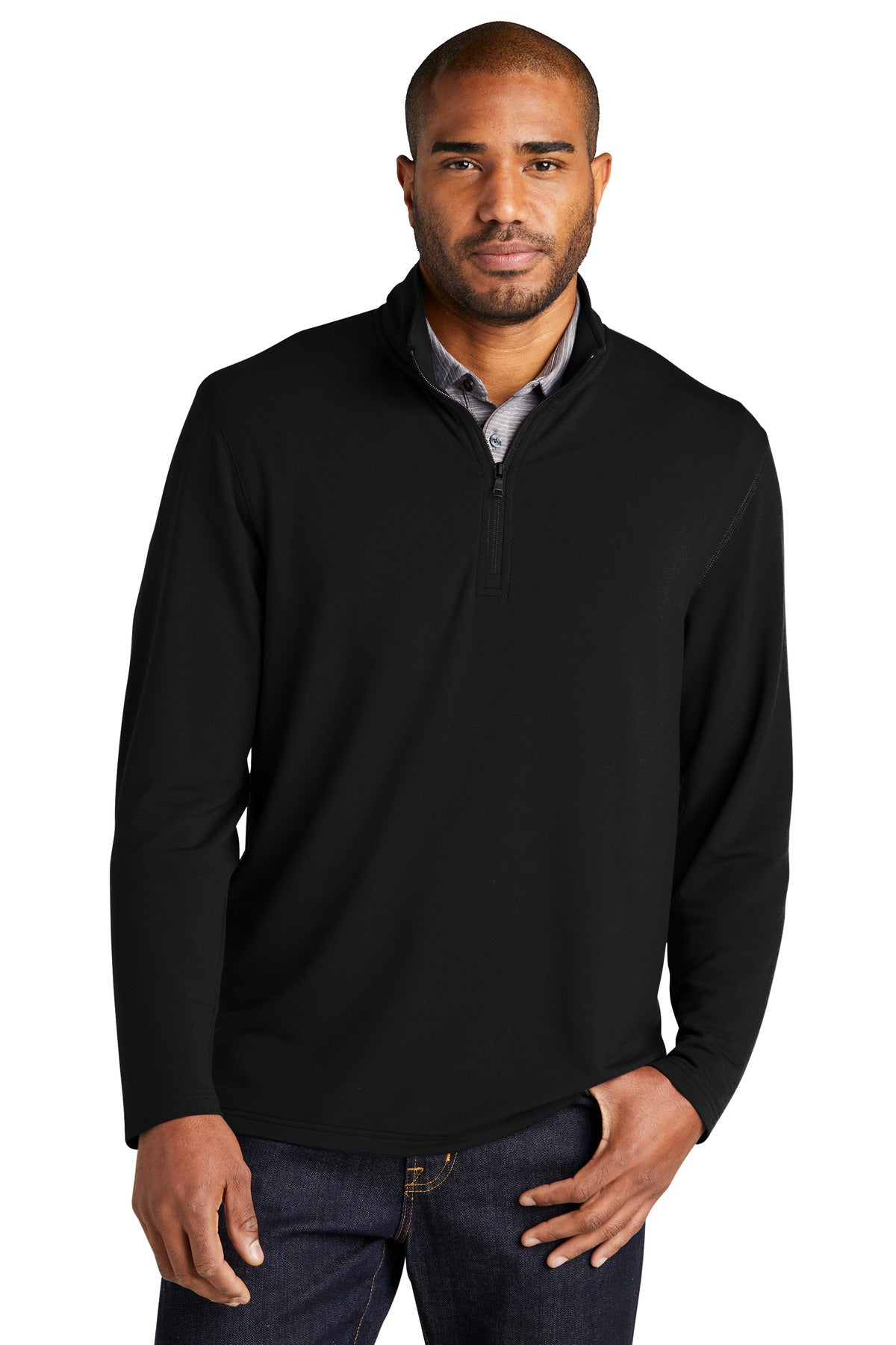 Microterry 1/4-Zip Pullover