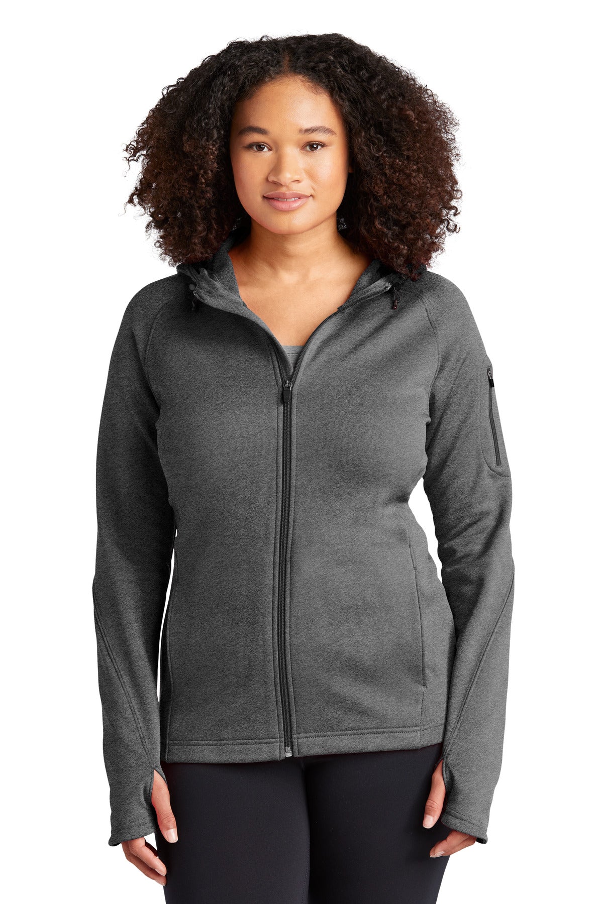 Ladies Tech Fleece Full-Zip Hooded Jacket