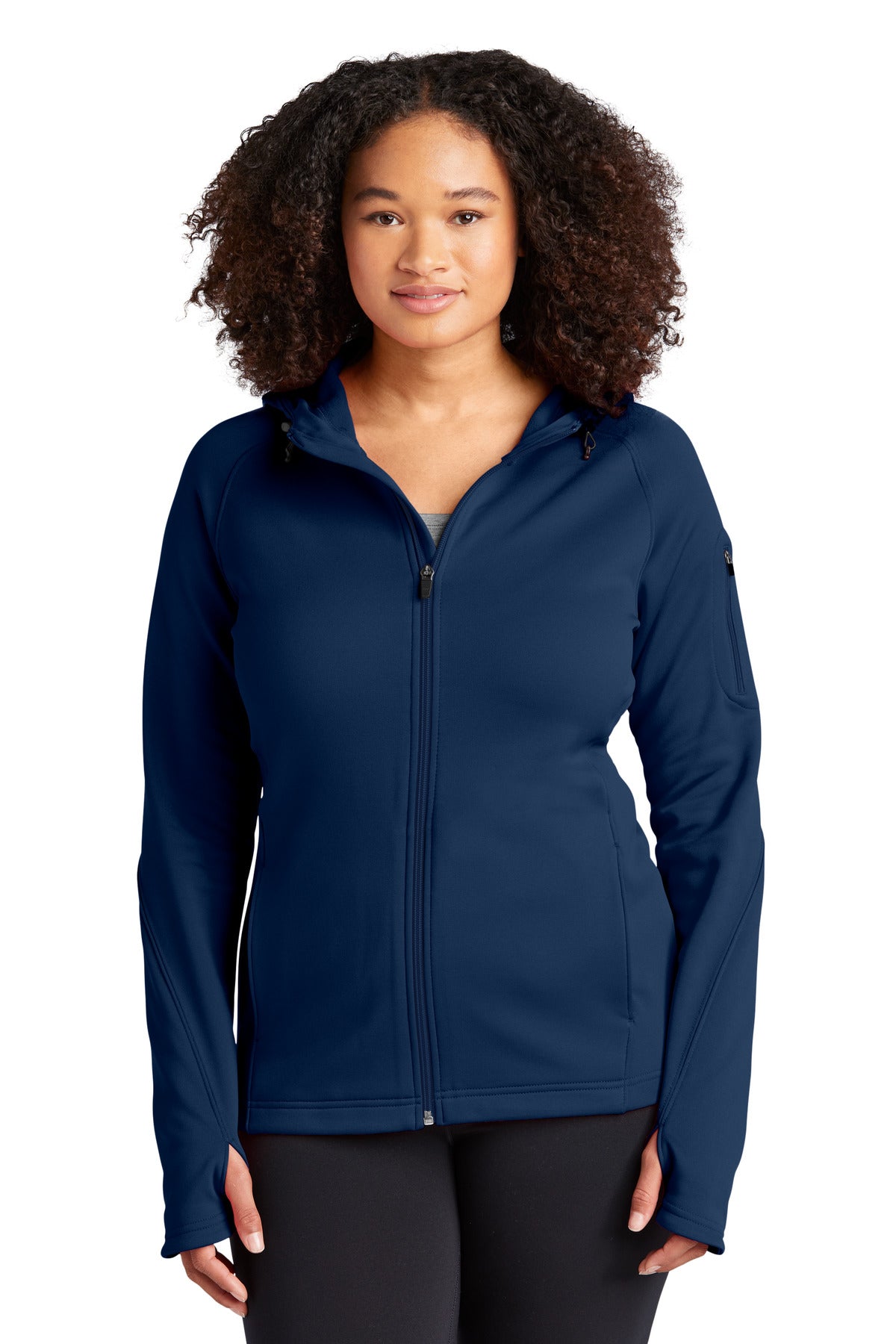 Ladies Tech Fleece Full-Zip Hooded Jacket