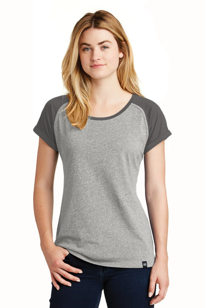 Ladies Heritage Blend Varsity Tee