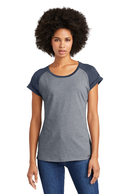 Ladies Heritage Blend Varsity Tee