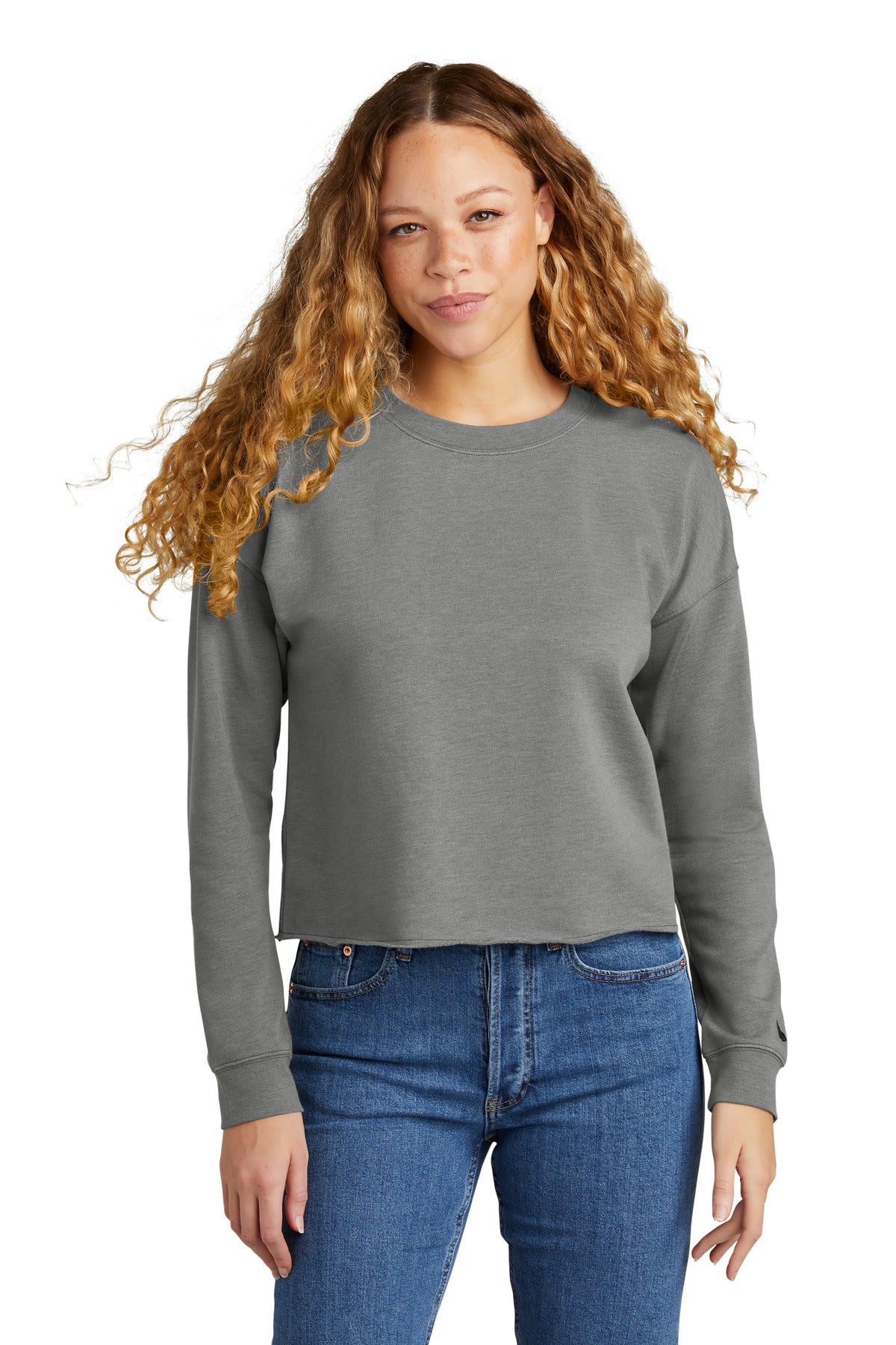 New Era® Ladies Tri-Blend Fleece Crop Crew