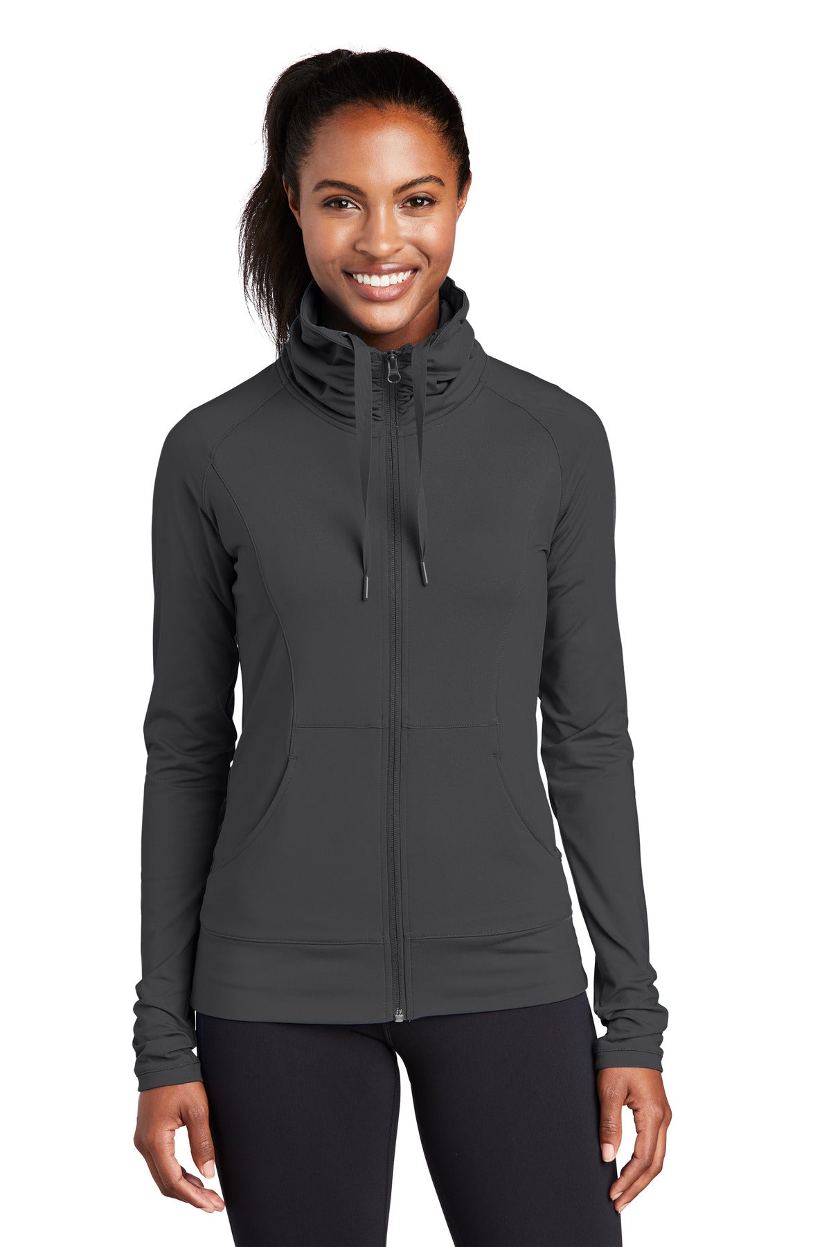 Ladies Sport-Wick® Stretch Full-Zip Jacket