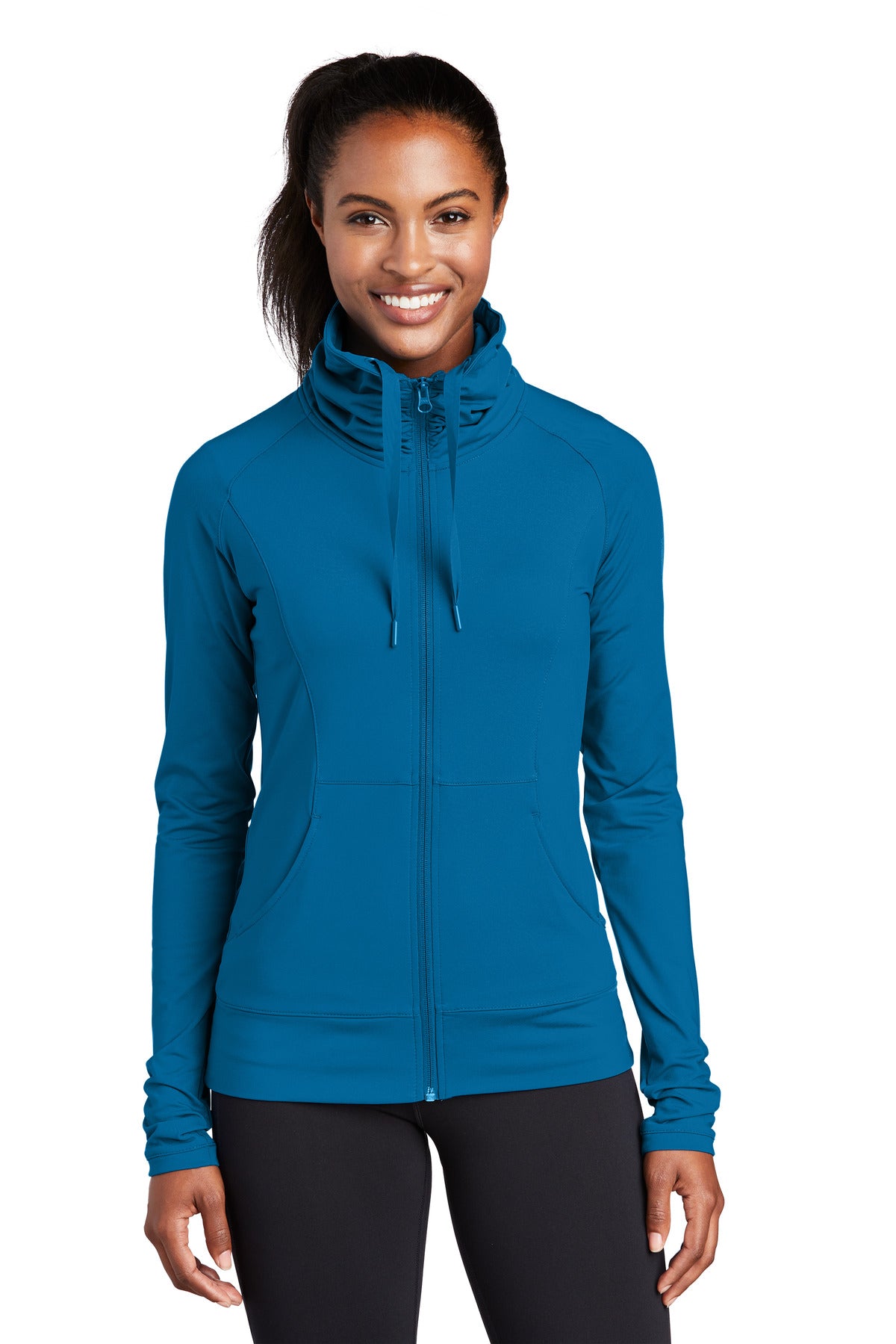 Ladies Sport-Wick® Stretch Full-Zip Jacket
