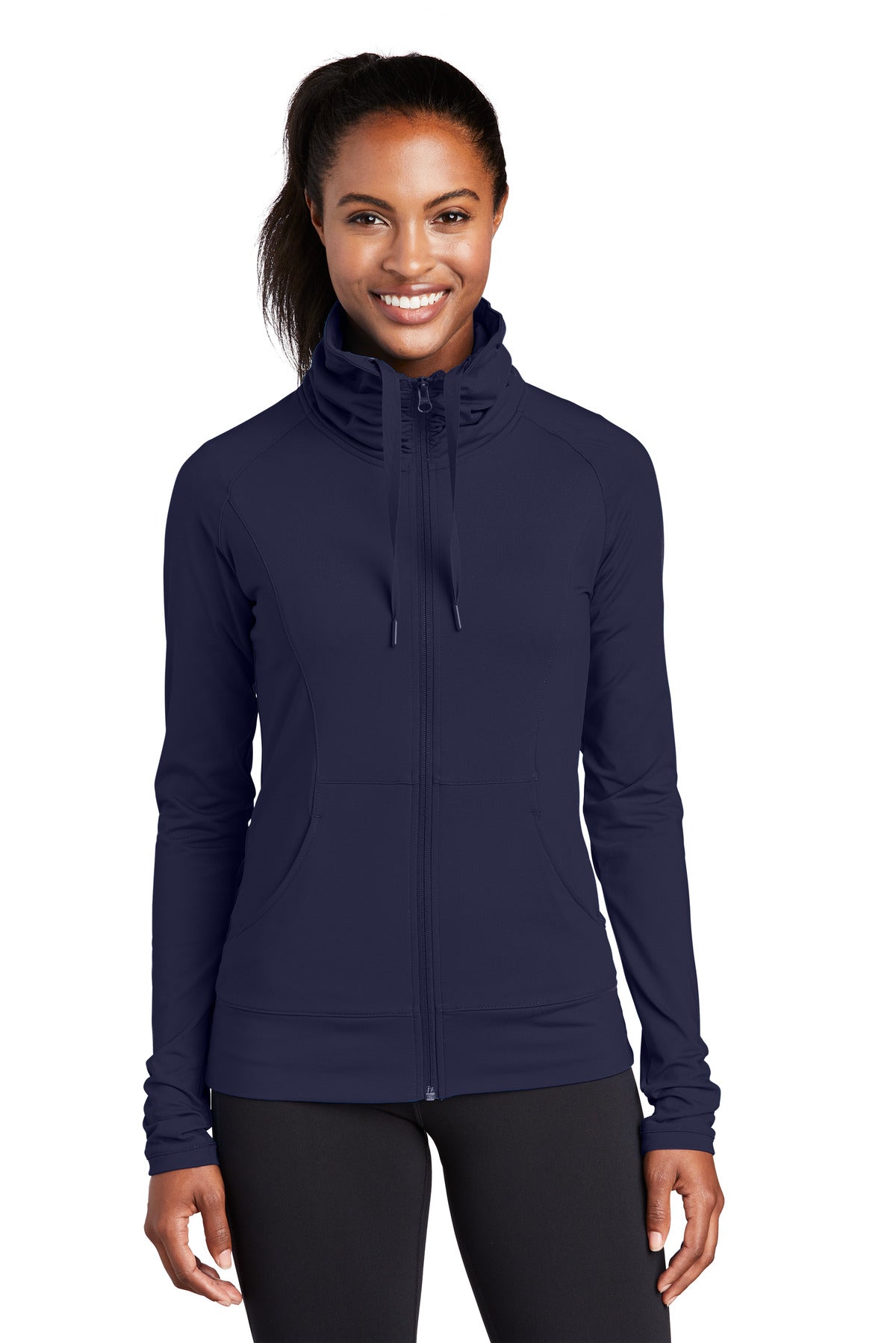 Ladies Sport-Wick® Stretch Full-Zip Jacket