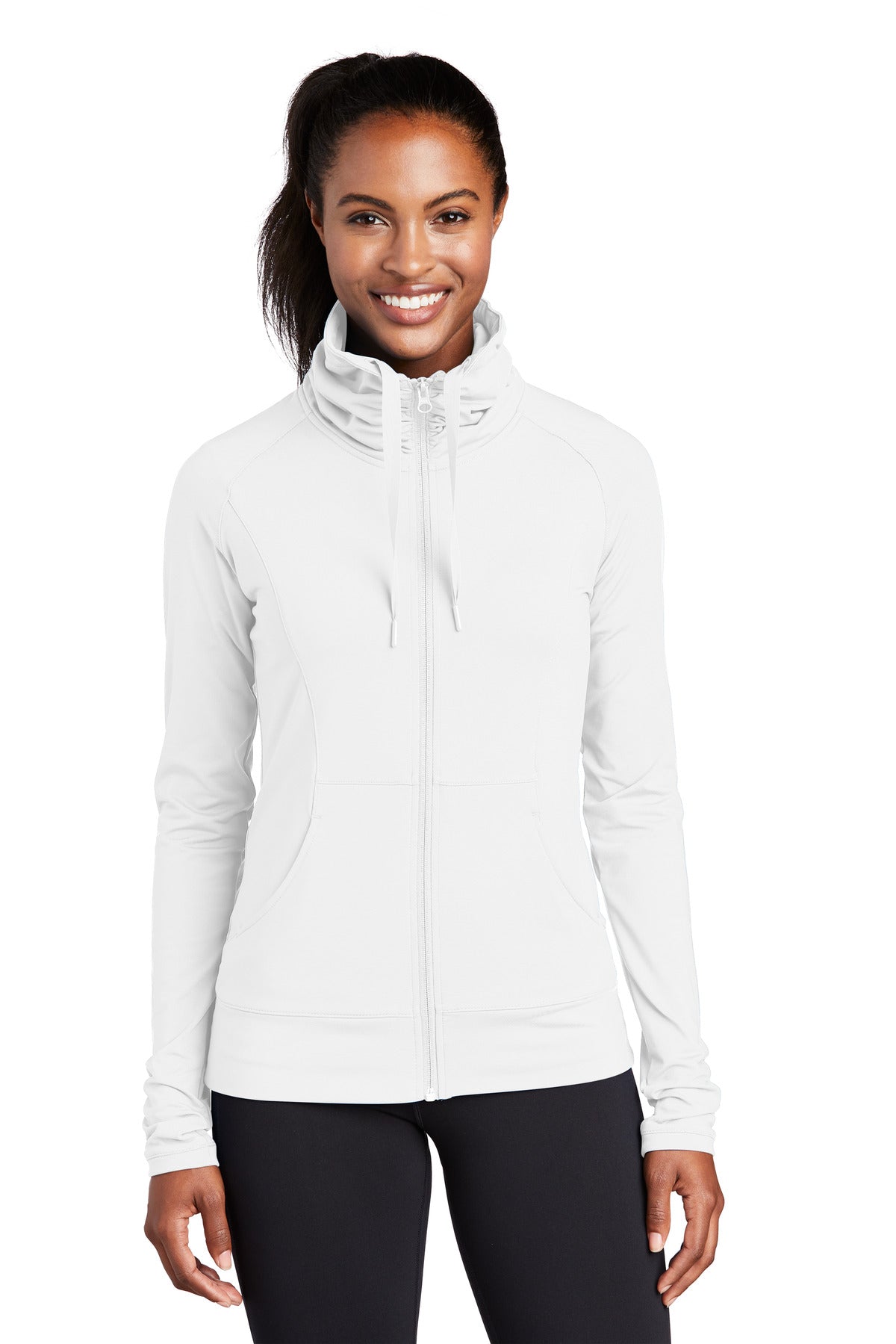 Ladies Sport-Wick® Stretch Full-Zip Jacket