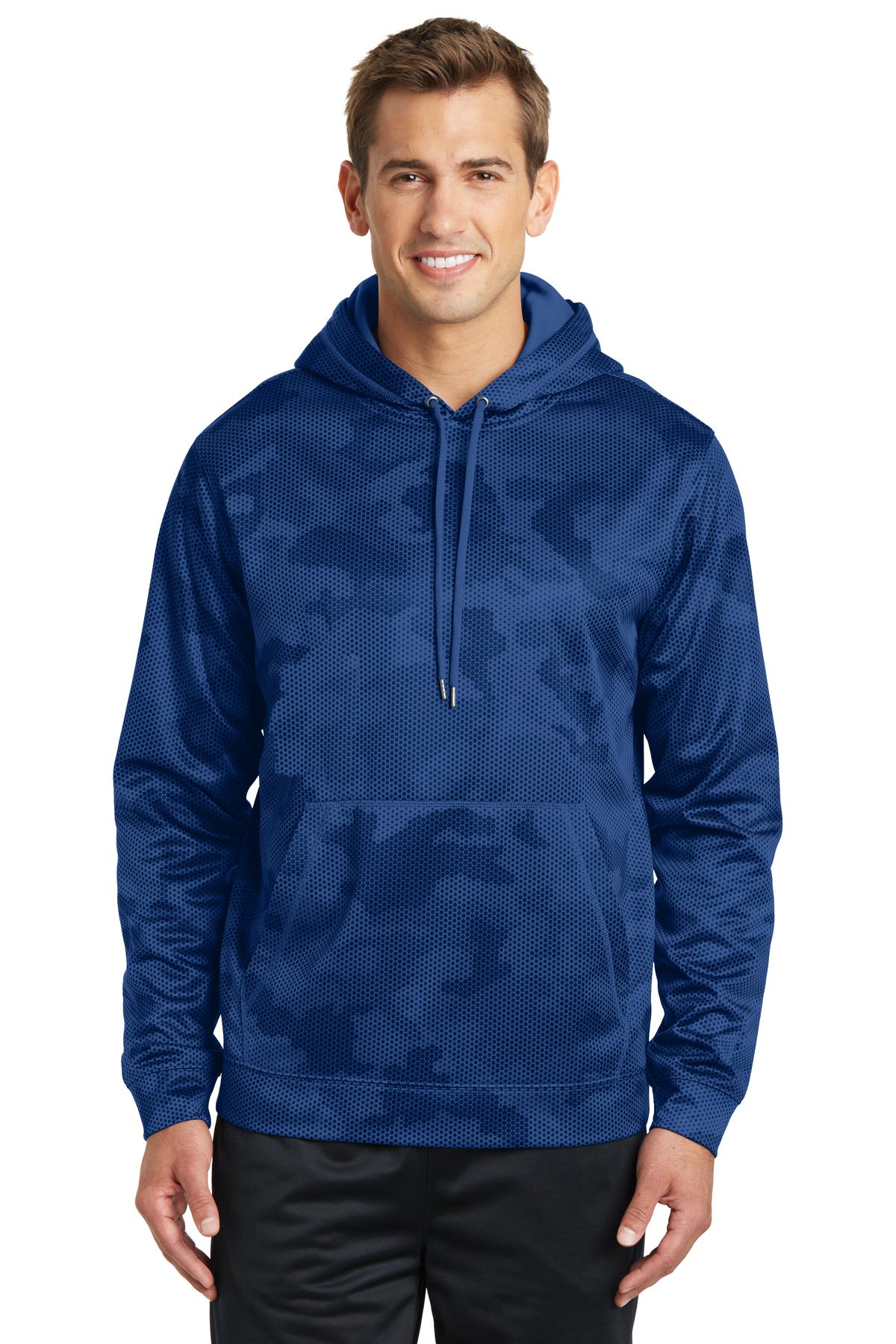 Sport-Wick® CamoHex Fleece Hooded Pullover