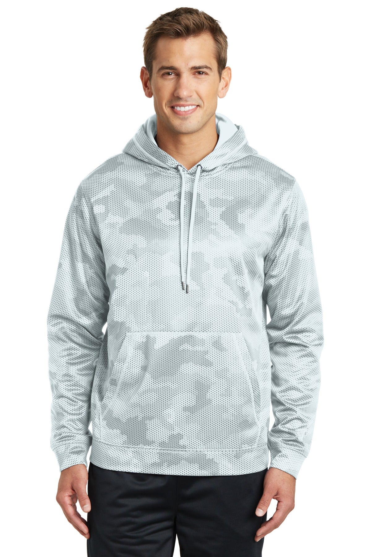 Sport-Wick® CamoHex Fleece Hooded Pullover
