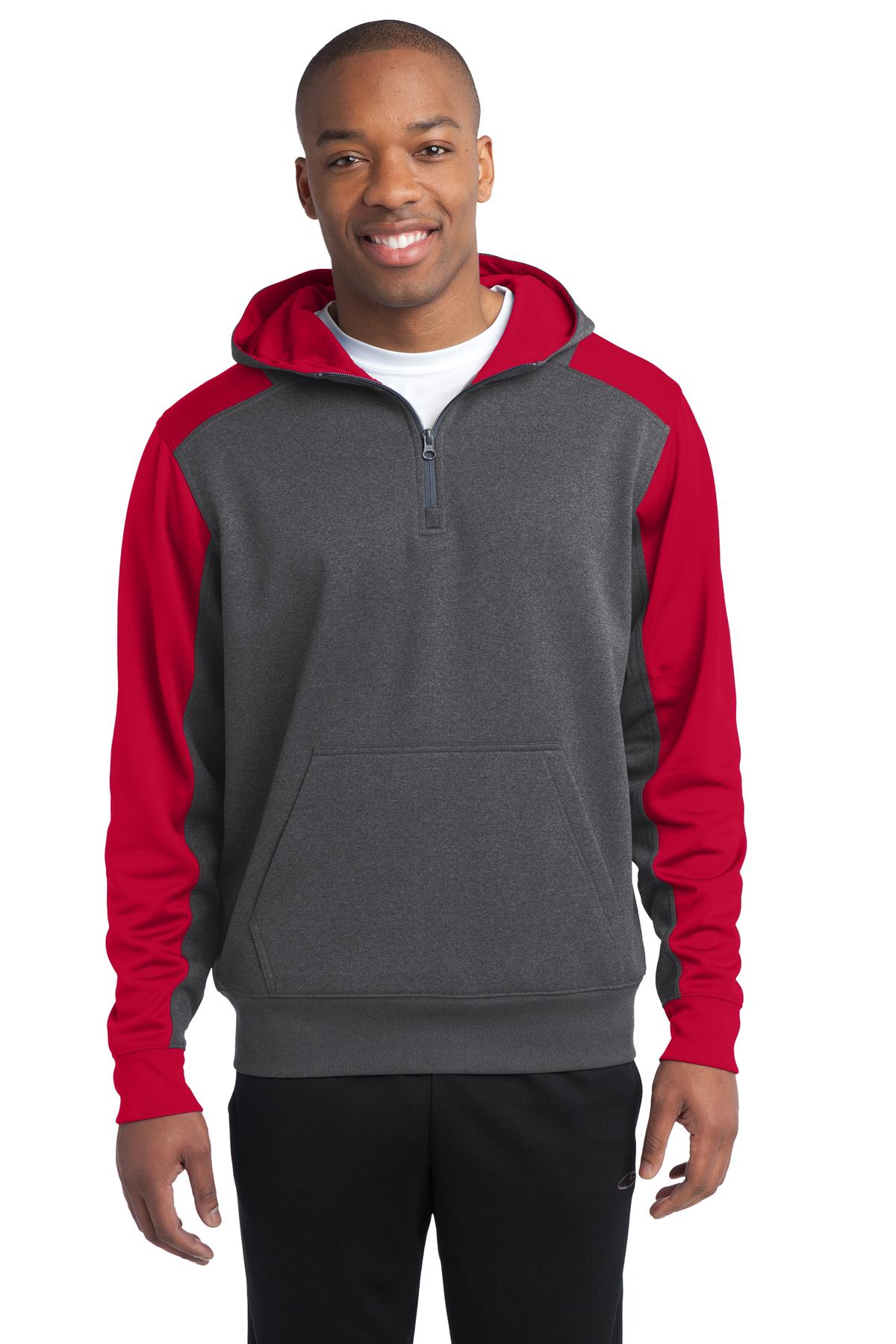 Tech Fleece Colorblock 1/4-Zip Hooded Sweatshirt