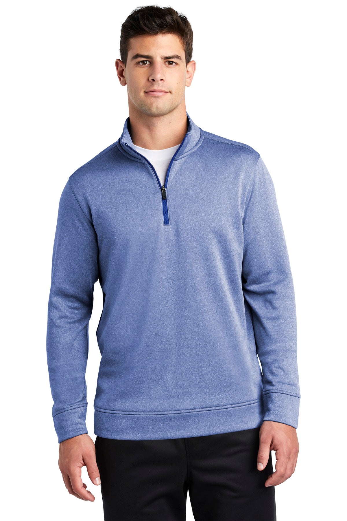 PosiCharge ® Sport-Wick ® Heather Fleece 1/4-Zip Pullover