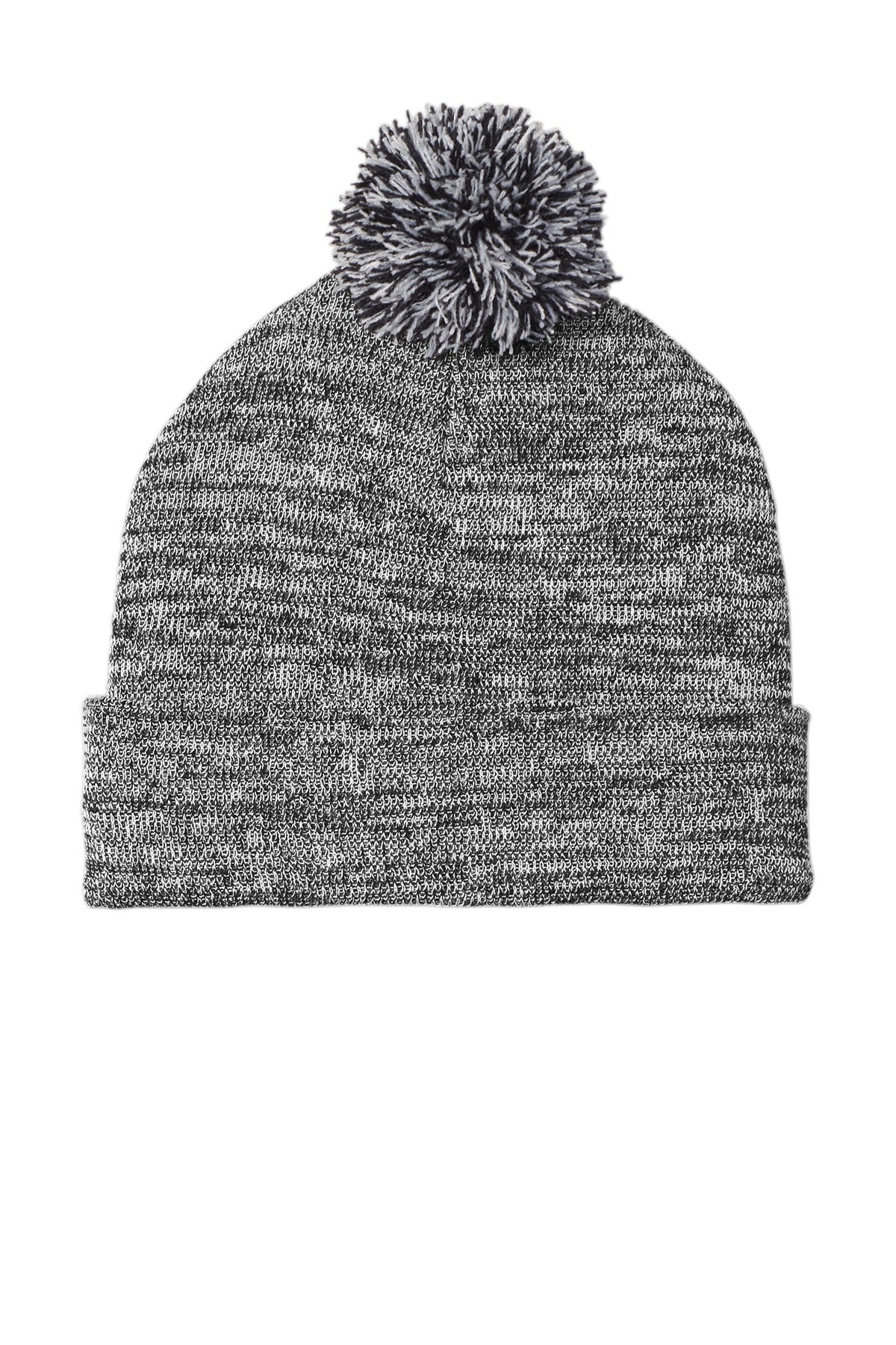 Heather Pom Beanie