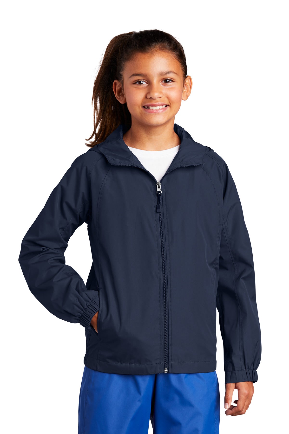 Youth Hooded Raglan Jacket