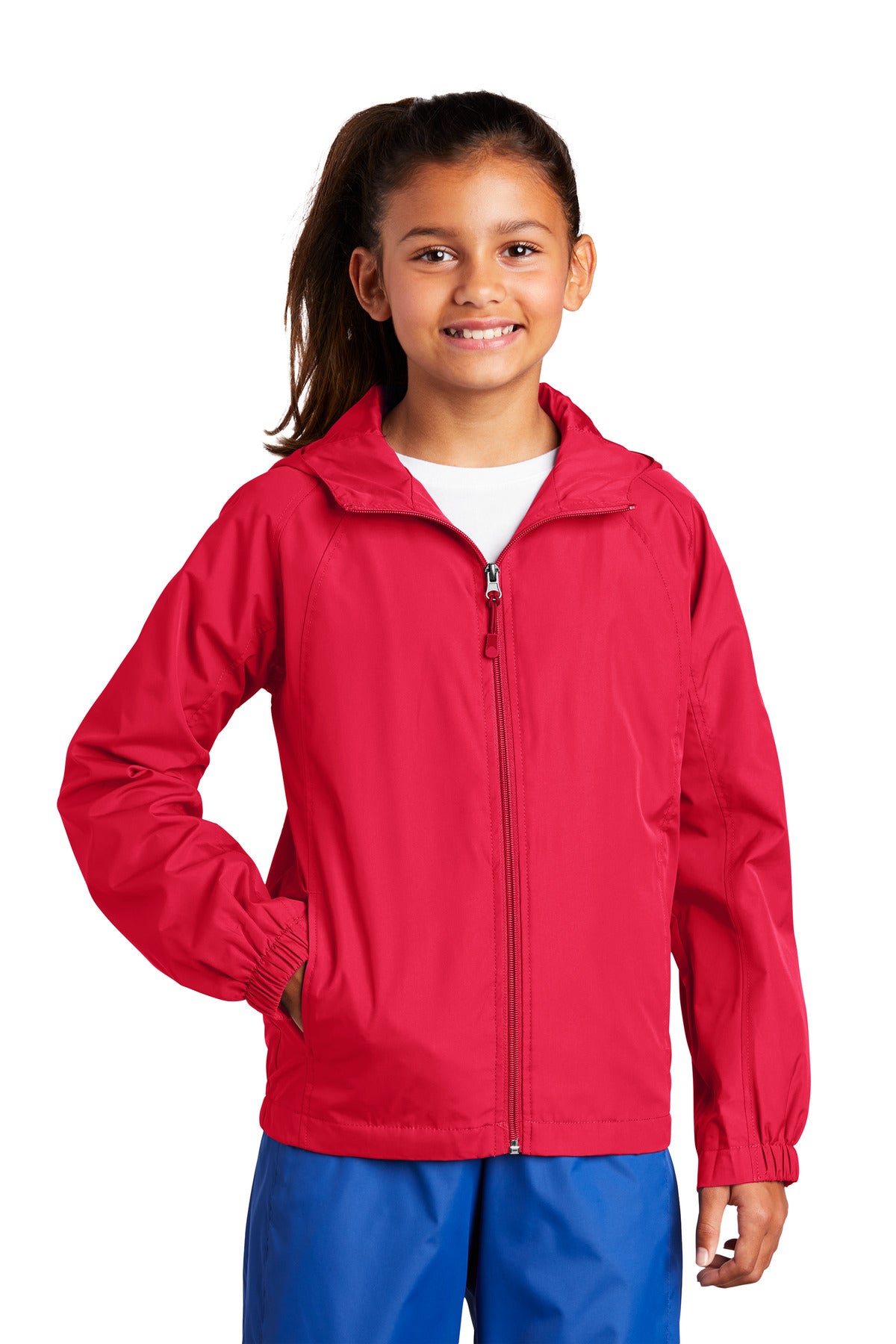 Youth Hooded Raglan Jacket